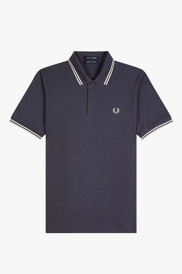Pánské Polo Triko Fred Perry M12 Tmavě Šedé | CZ 1677EBCX